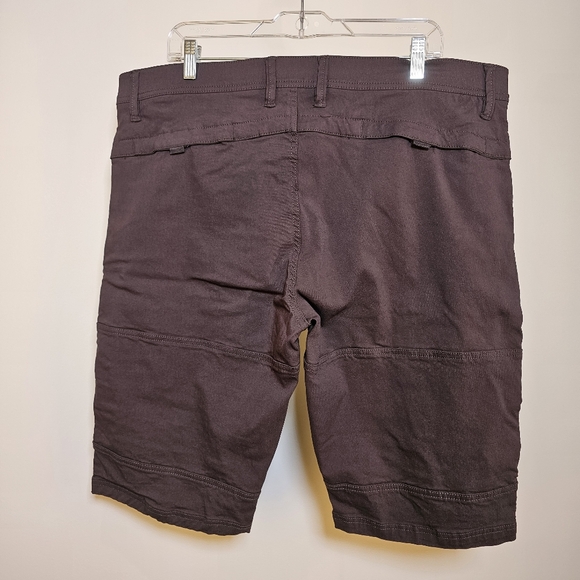👍NWOT Projec Raw grey stretch docker shorts men size 40 US - Picture 3 of 7